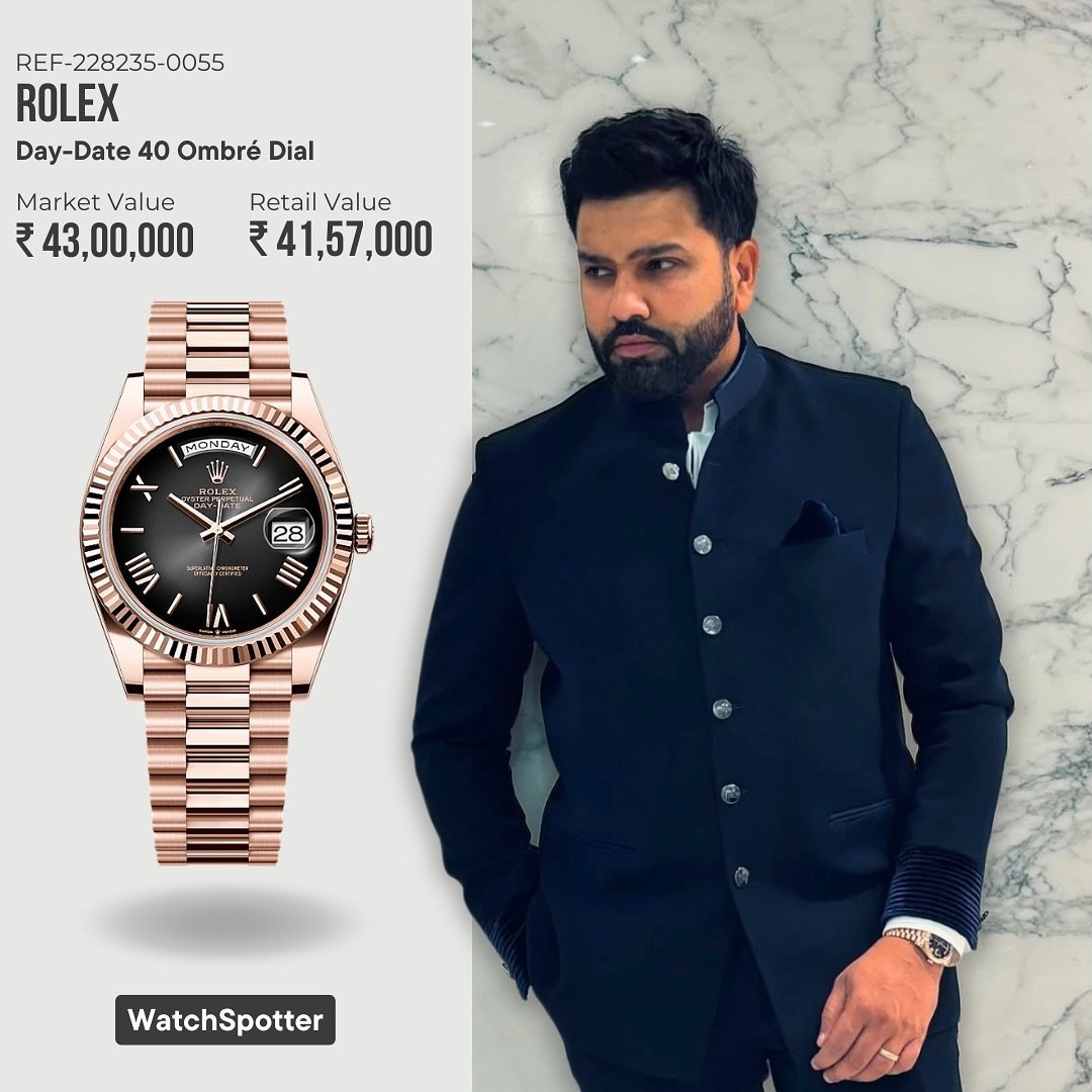 ROLEX DAYDATE ROSE GOLD BLACK DAIL