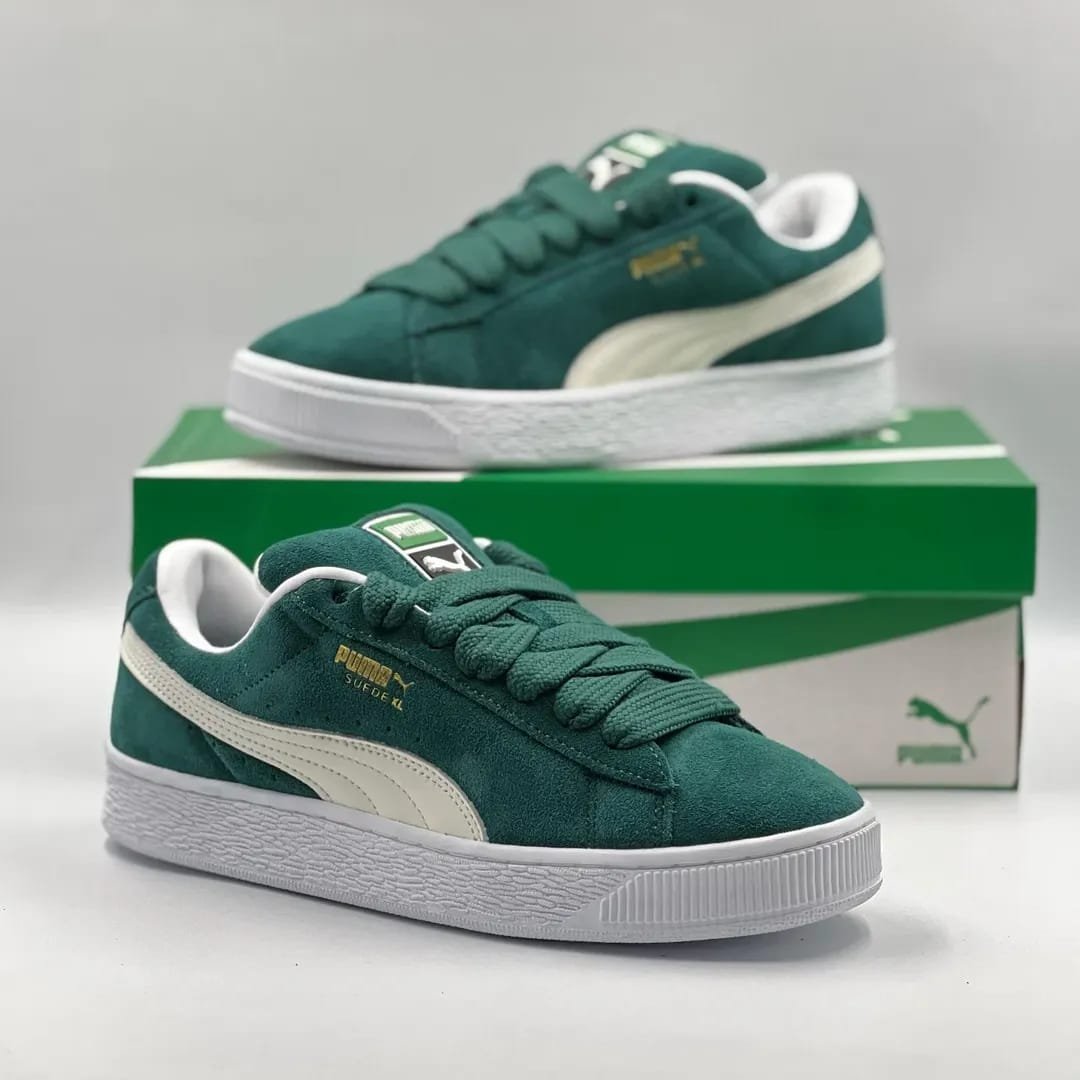 PMA SUEDE XL [GREEN / WHITE] 1509025