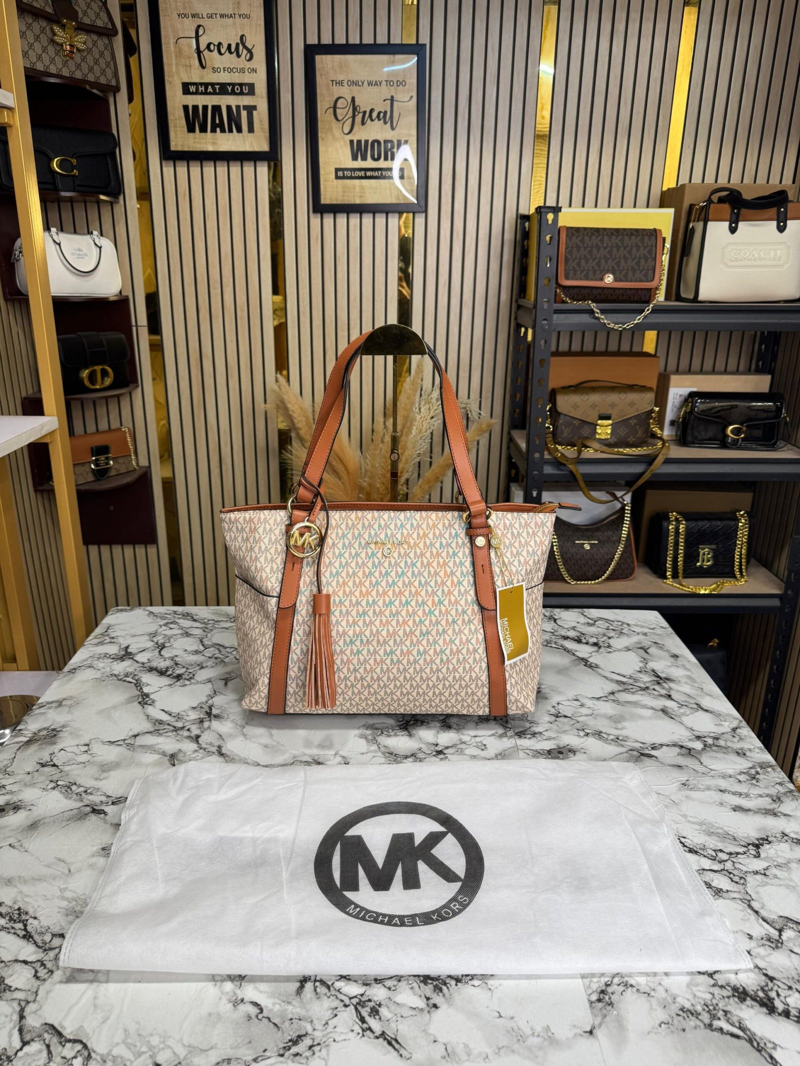MICHAEL KORS SULLIVAN PREMIUM TOTE BAG 🤩✅
