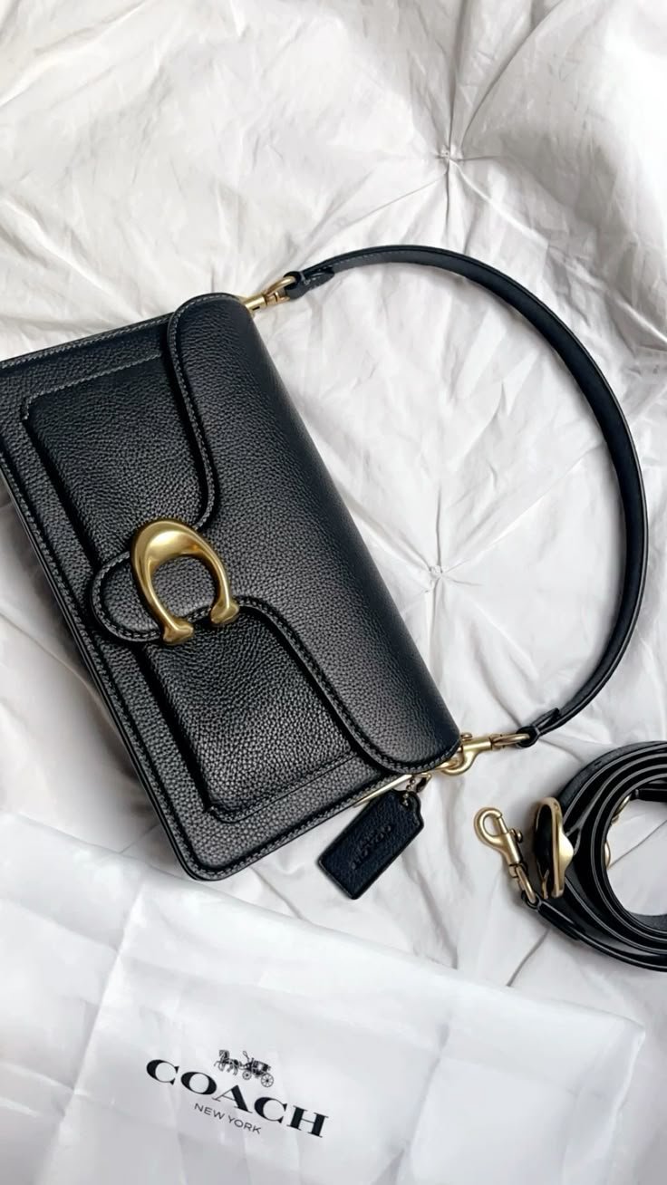 COACH TABBY 26 BLACK GOLD