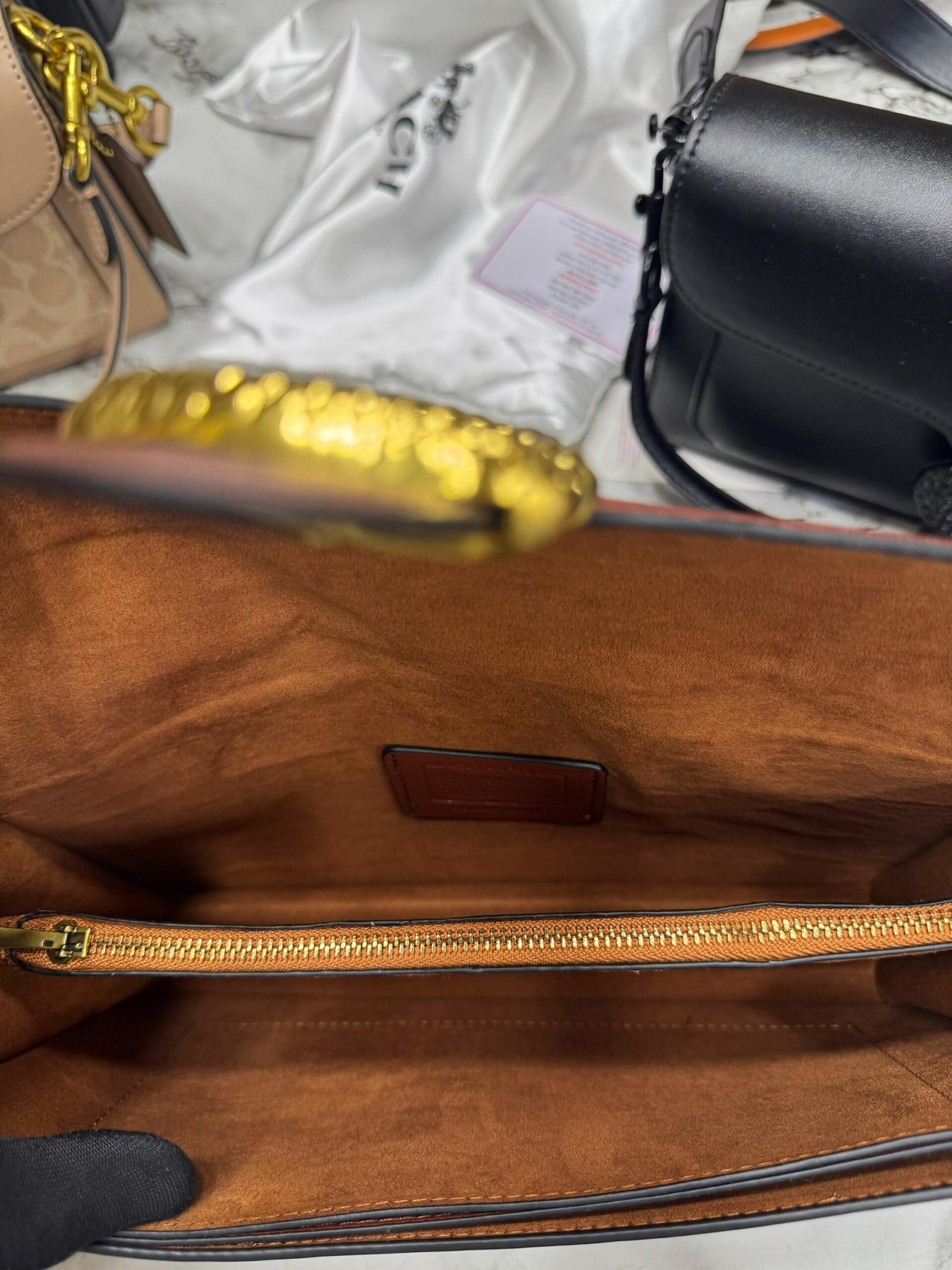 COACH TABBY PREMIUM QUALITY WITH DOUBLE BOX PACKING AND CARRY BAG