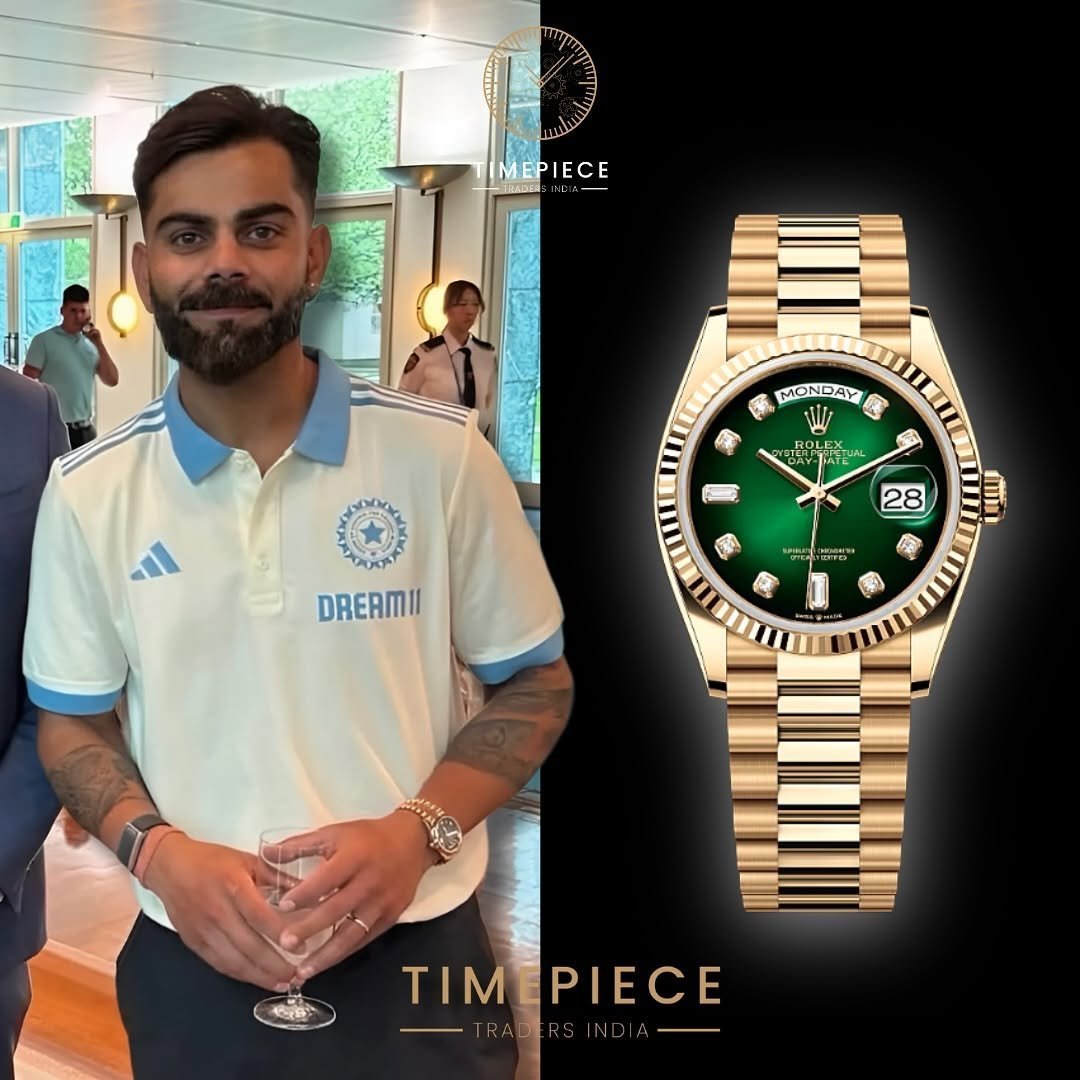 ROLEX DAYDATE GOLD GREEN DAIMOND