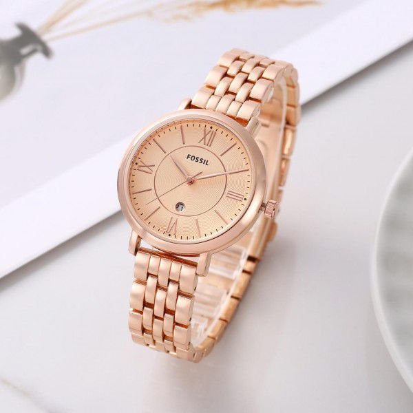 Jacqueline Three-Hand Stainless Steel Watch For Women
